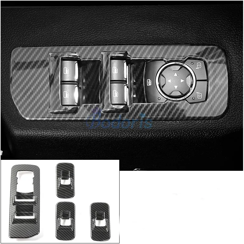

Крышка переключателя стекла для Ford F150, RAPTOR, 2017, 2018, 2019, углеродное волокно