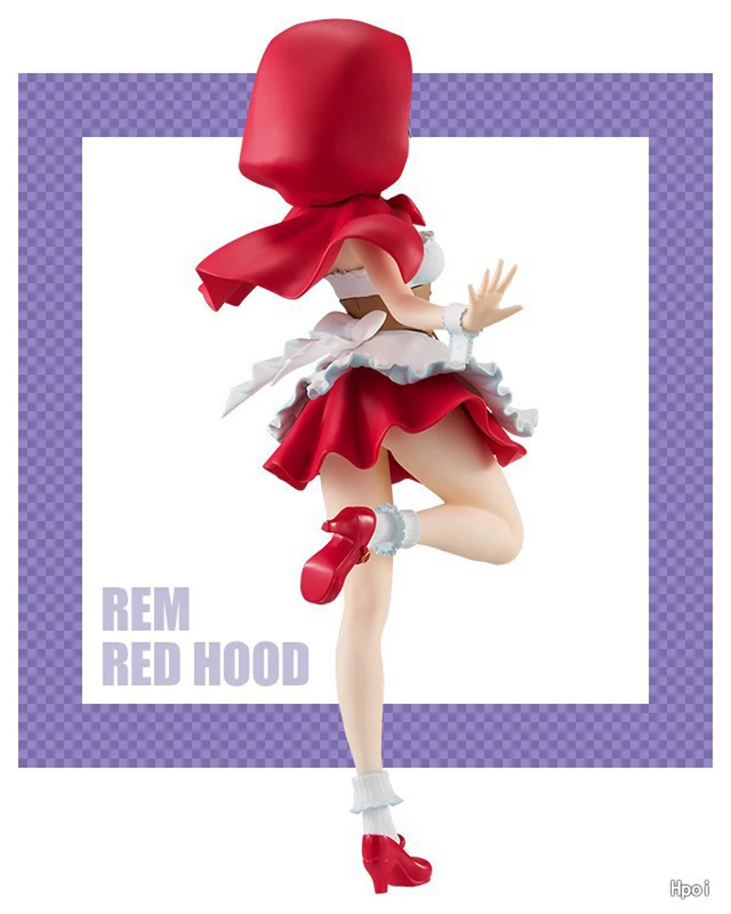 Фигурка японского аниме Re:Life in a different world from zero Ram/Rem red hat экшн фигурка Модель