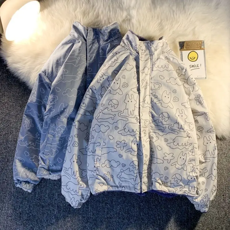 Мужская уличная куртка Privathinker утолщенная теплая с графическим принтом на осень и