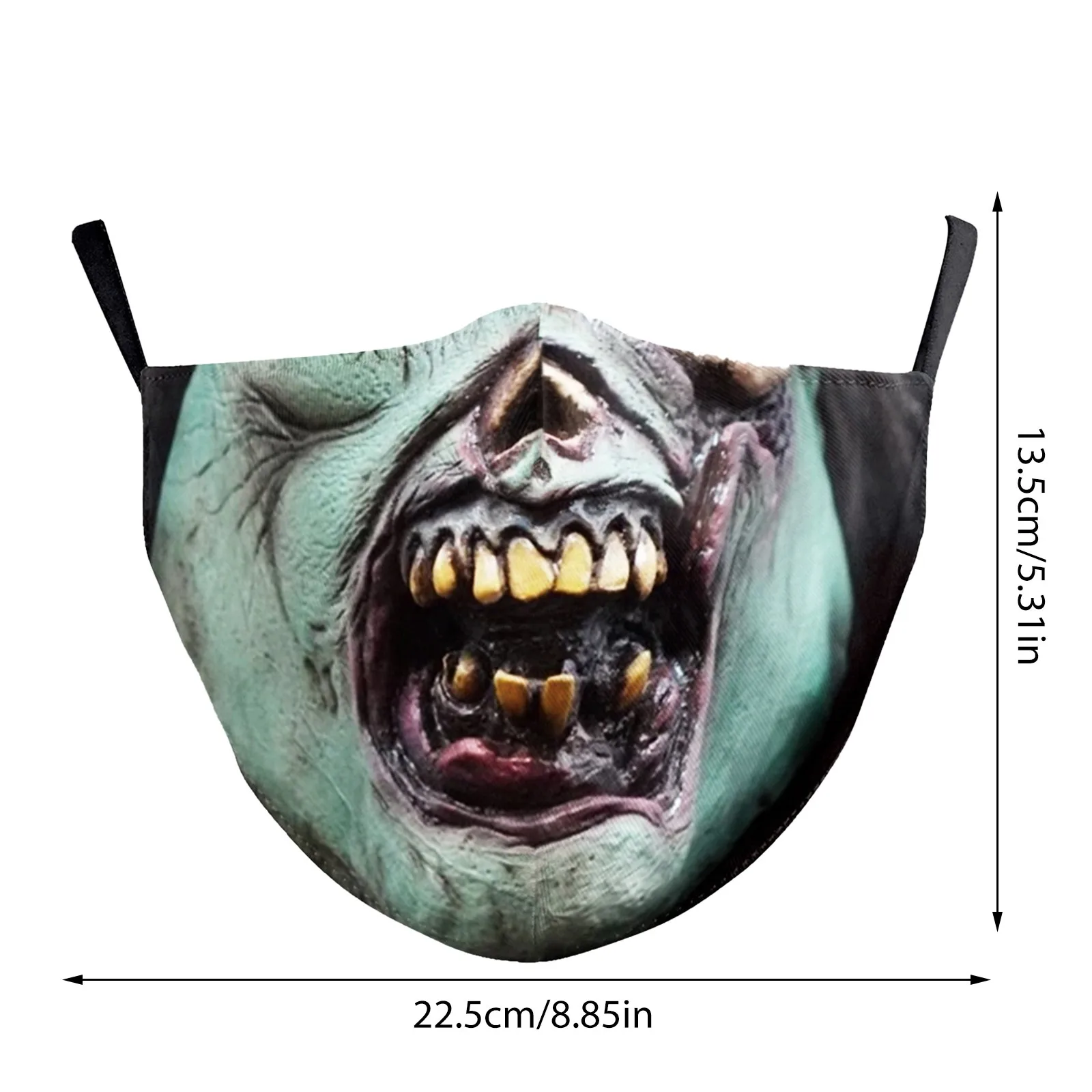 Маска для лица с рисунком в стиле Хэллоуин|Аксессуары костюмов| |