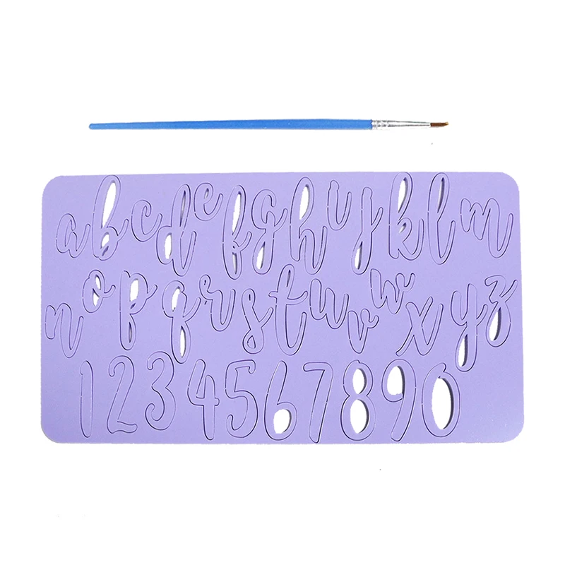Fondant Stamps Cookies Cutter Baking Stamp Cake Tool Alphabet/Number Mold Letters Decorating Tools | Дом и сад