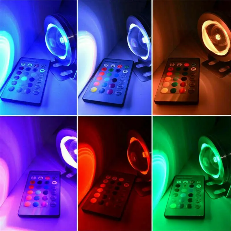 Светодиодный прожектор 10 Вт 15 водонепроницаемый подводный RGB для фонтанов