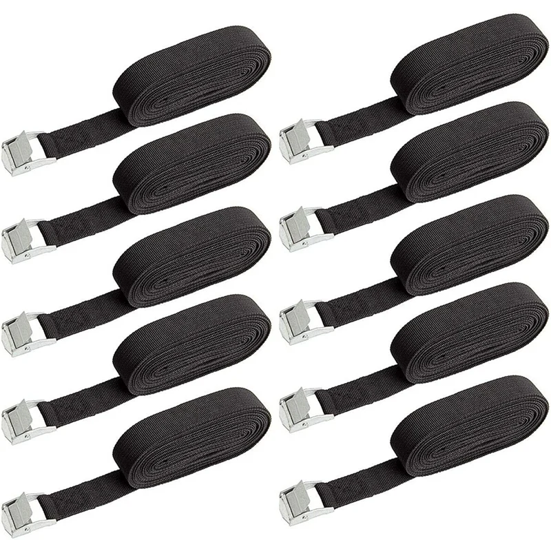 

10 шт. крепежные ремни 16 футов сверхмощная Пряжка Для Каяка Стяжные ремни для грузовика, Каяка, лодки