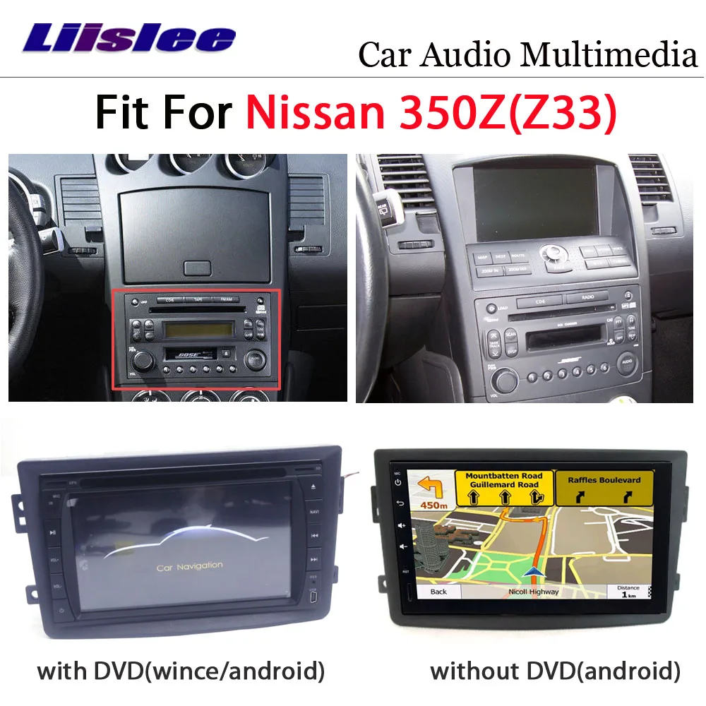 Автомобильный DVD мультимедийный плеер для Nissan 350Z Z33 2007 ~ 2009 радио Android Стерео GPS