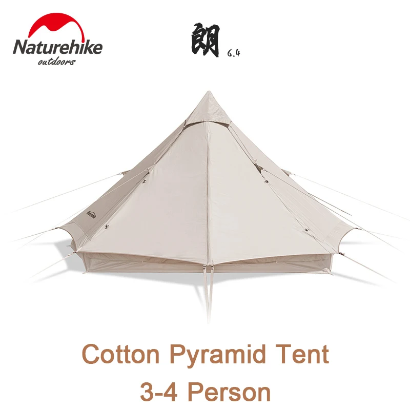 Палатка Naturehike Lang на 3 4 человек утепленная дышащая хлопковая палатка для отдыха