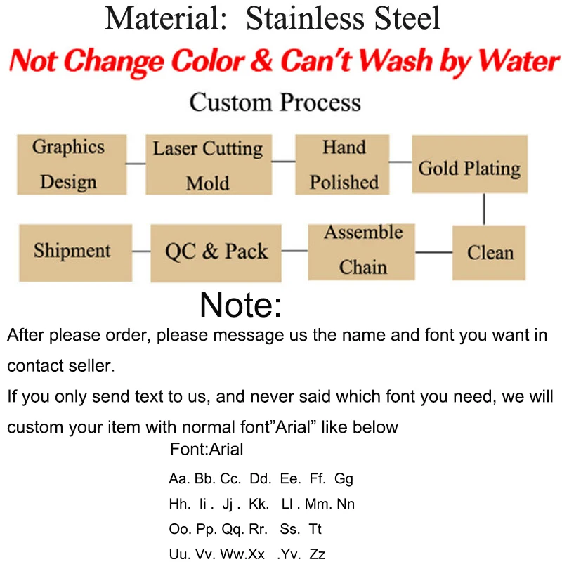 Индивидуальные Имя ожерелья пирсинг Рождественский кулон табличка с именем