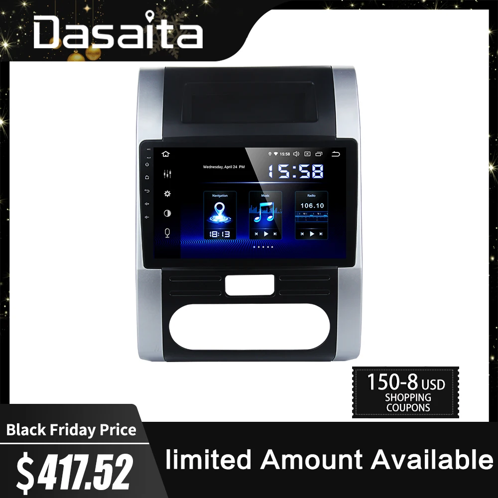 Dasaita 10," мульти сенсорный экран Встроенный gps Android 9,0 Автомагнитола для Nissan X-trail 2008 2009 2010 2011 2012 2013