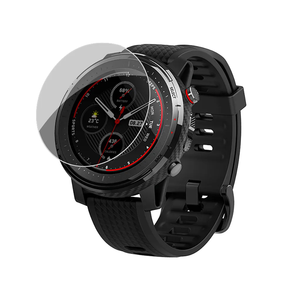

1PCS For AMAZFIT Smart Sport Watch 3 Explosion-Proof Smart Watch band Protective Privacy Anti-Spy TPU Film Screen Protector