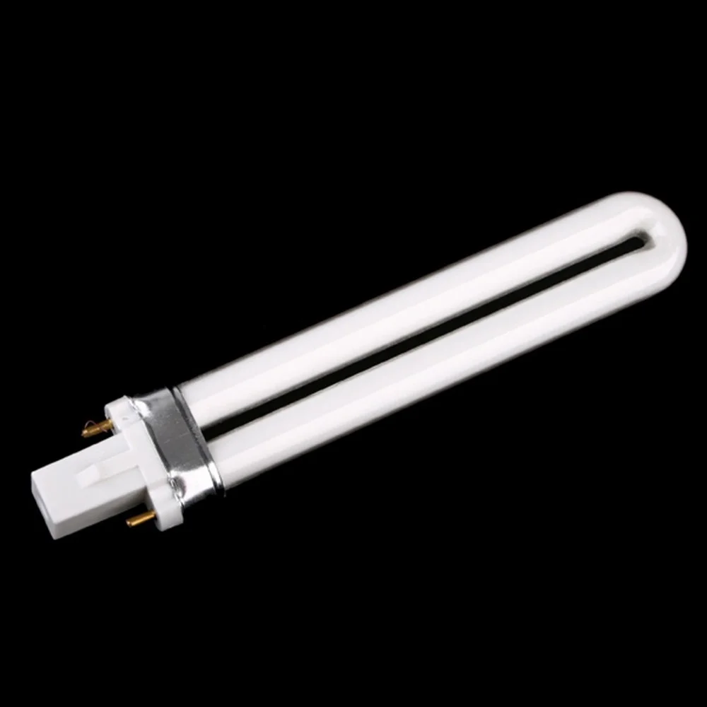 

UV LED Lamp Tube Light Bulb 9W Curing Lamp Replacement Double Light Source for Nail Art Dryer