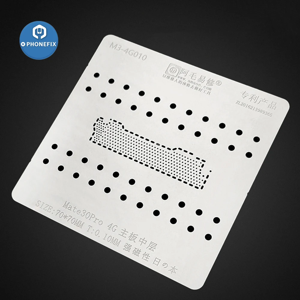 Набор трафаретов BGA для реболлинга средний каркас шаблон пайки Huawei P30 Pro Оловянная