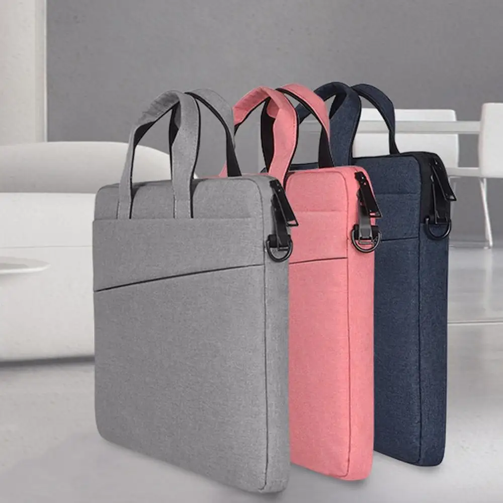 Handle Design Oxford Cloth Business Style Trendy Laptop Notebook Sleeve Case Carry Bag Shockproof Handbag Suitable For Macbook | Компьютеры