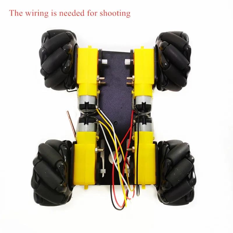 Mecanum rc шасси автомобиля 60 мм всенаправленный робот комплект с 4 шт мотором TT для