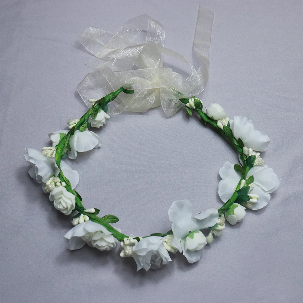 Женская Кружевная повязка на голову ручной работы аксессуары для волос