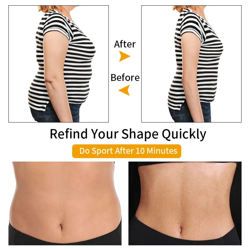 

Gaine Ventre Polymer Sauna Sweat Vest for Women Heat Trapping Sweat Sauna Shaper Shirt Workout Weight Loss Tank Top