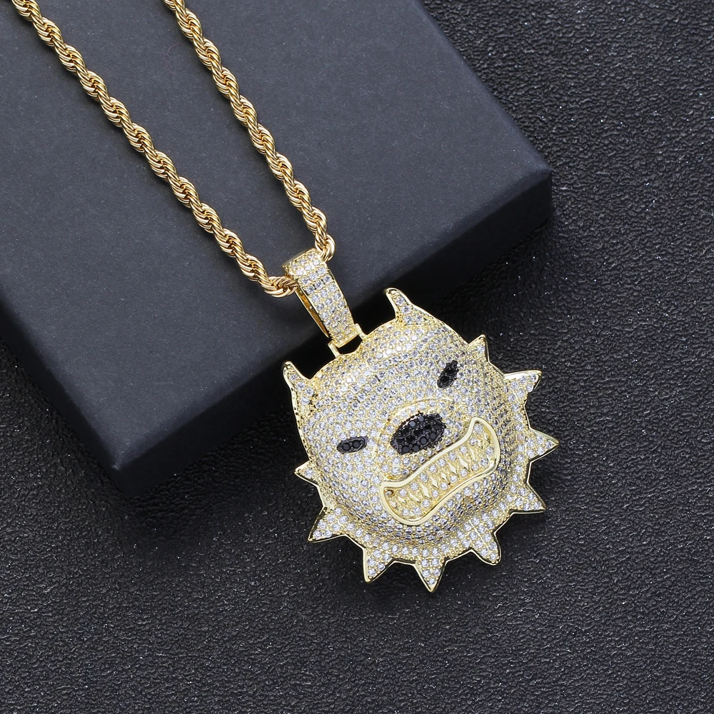 Лидер продаж подвеска латунная микрозакрепка с кубическим цирконием ожерелье