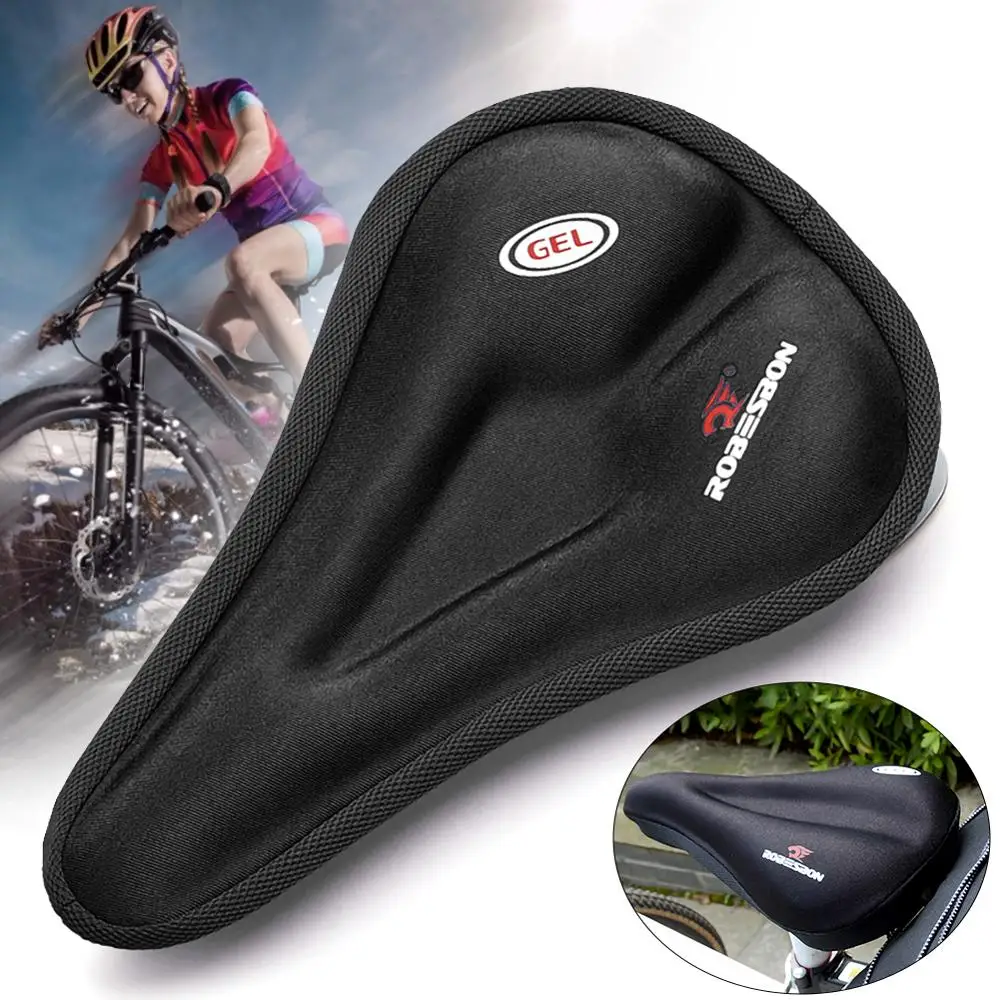 

3D Silicone Cycling Bicycle Comfort Saddle Seat Pad Soft non-slip Breathable durable Seat Cushion Cover bike accessories New