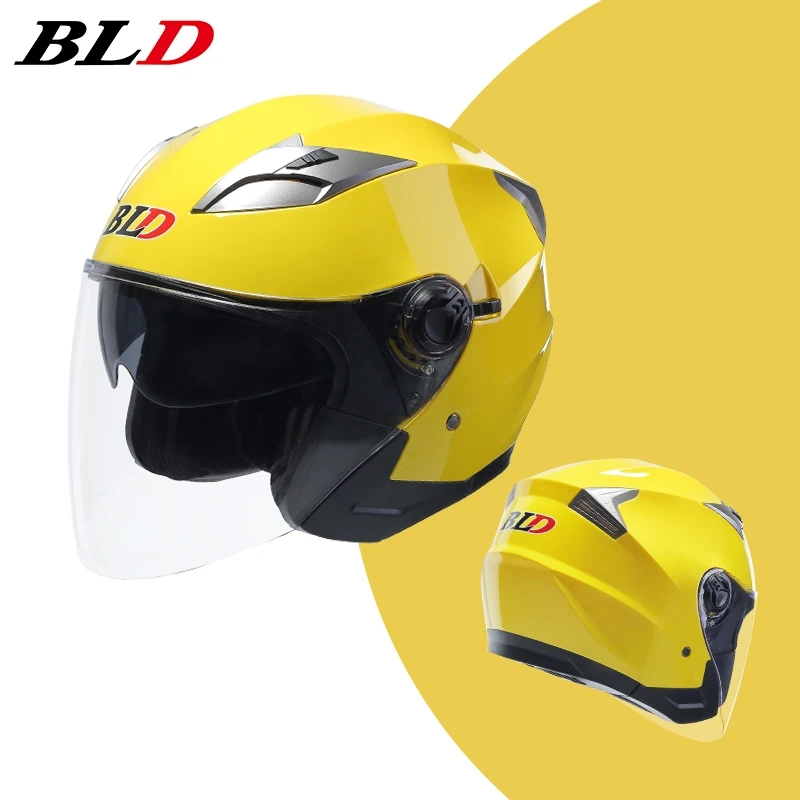 Мотоциклетный шлем для мужчин и женщин всесезонный с полуоткрытым лицом