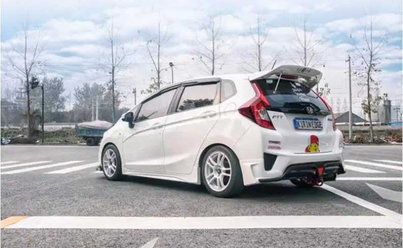 АБС-пластик, автомобильный заднее крыло багажника выступ Спойлеры JDM-Стиль для Honda Jazz Fit GK5