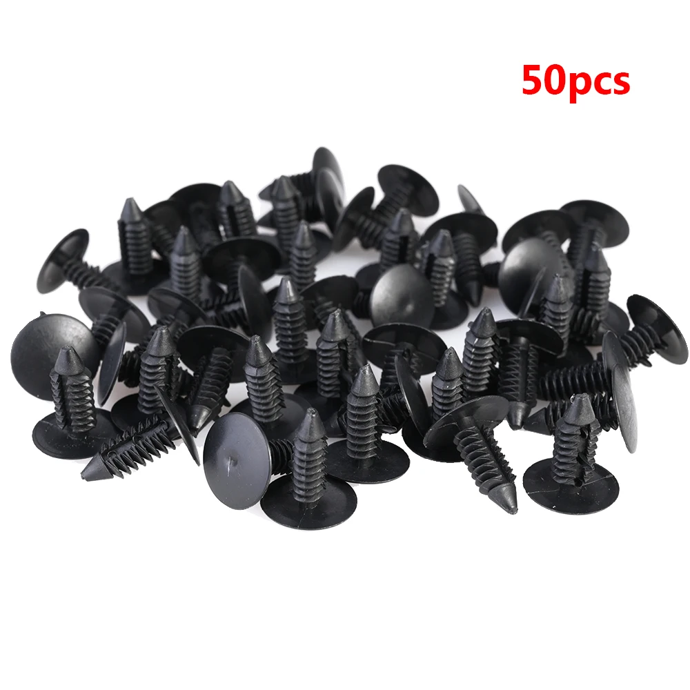 50 шт. крепежный зажим Huscus Автоматическая застежка подходит 8 мм отверстие нейлон