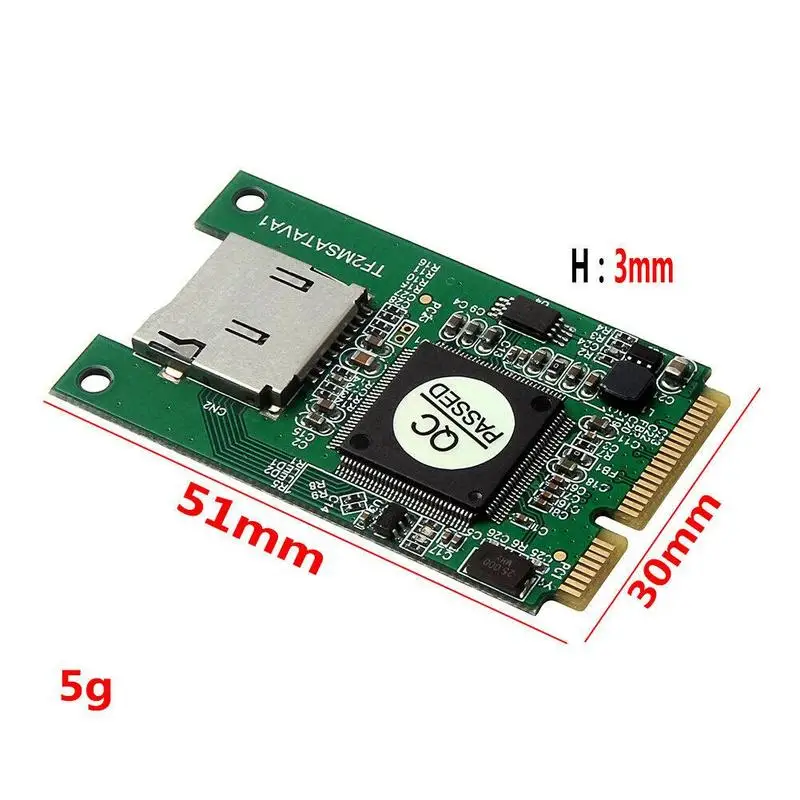 Micro SD TF карта для Mini PCI-E mSATA SSD адаптер карта твердотельный накопитель конвертер для ПК компьютер ноутбук