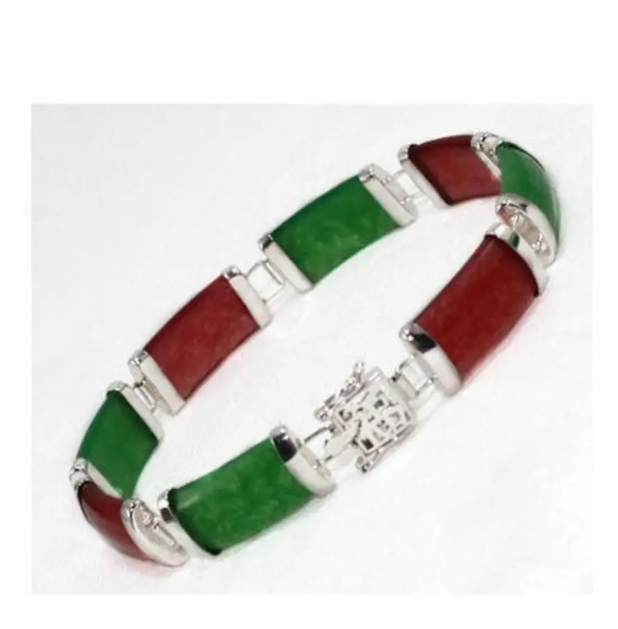 

Модные украшения красивый браслет красный, зеленый камень разных цветов