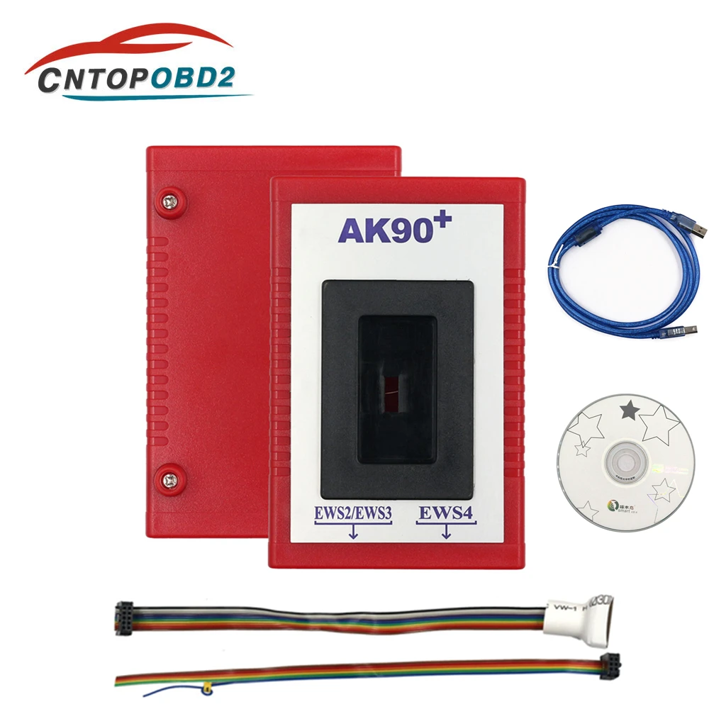 Новейший программатор ключей V3.19 AK90 инструмент ДЛЯ BMW EWS OBD2 копировальные ключи