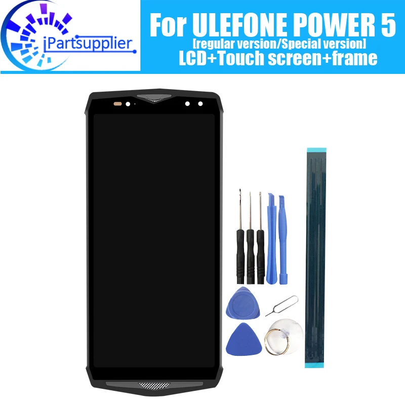 ULEFONE POWER 5 ЖК дисплей + дигитайзер с сенсорным экраном рамка в сборе 100%