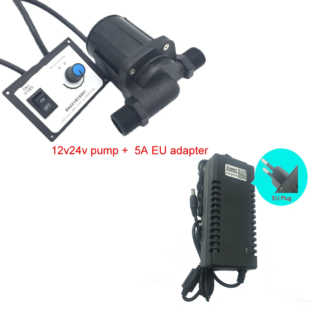 SR1000C3, работающего на постоянном токе 12 В в водяной насос 24V Mini USB Бесщеточный насос с контроллером 1800-3000L/ч большой расход 4,2-8 м бесшумный