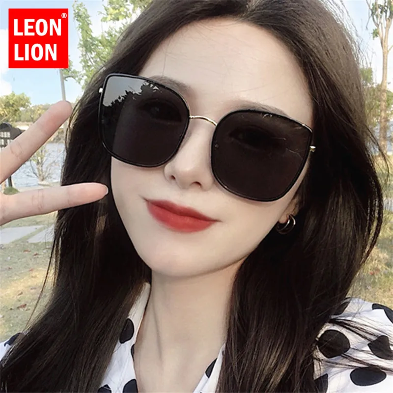 

LeonLion Cat Eye Sunglasses Women Brand Designer Glasses Women/Men Vintage Eyeglasses Women/Men Mirror Oculos De Sol Feminino