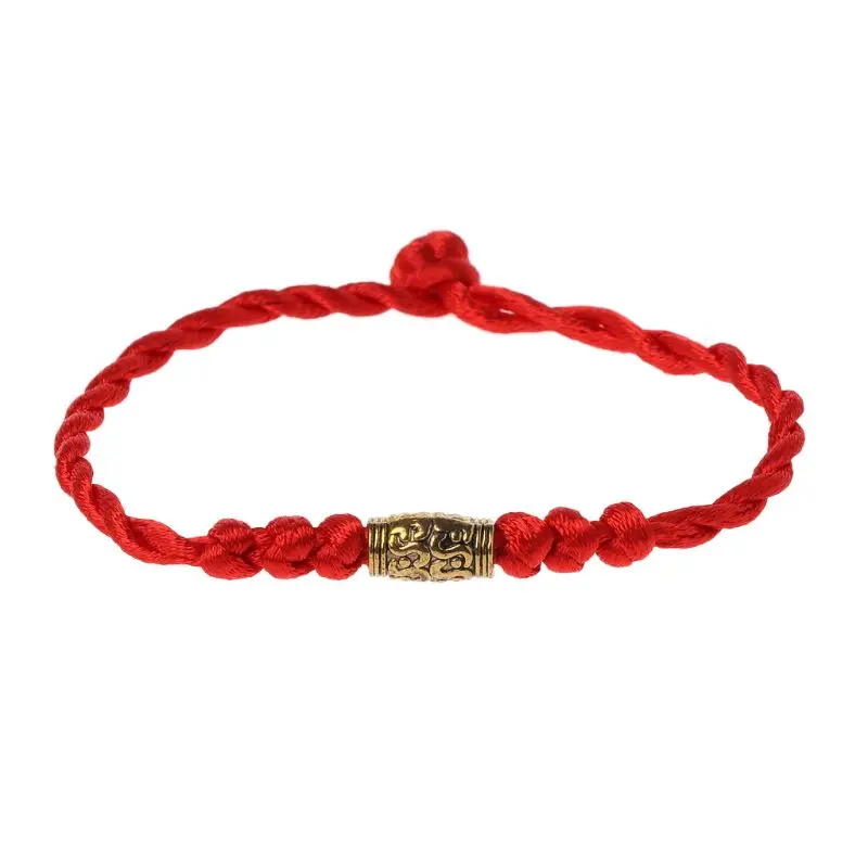 

Handmade Chinese Feng Shui Lucky Kabbalah Red String Bracelets Tibetan Jewelry 652B