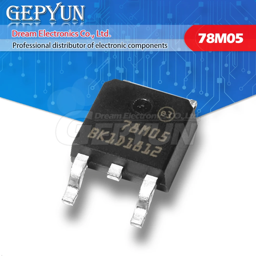 

5pcs L78M05CDT TO252 L78M05 TO-252 78M05 POSITIVE VOLTAGE REGULATORS new and original