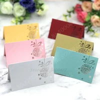 50pcs place name number card christmas party table wine guest place cards favor decoration wedding supplies seating decoration