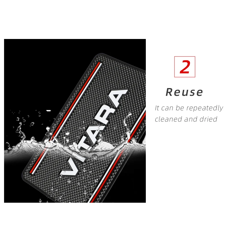 1 шт. автомобильный нескользящий коврик для телефона Suzuki Vitara 2015 2016 2017 2018 2019