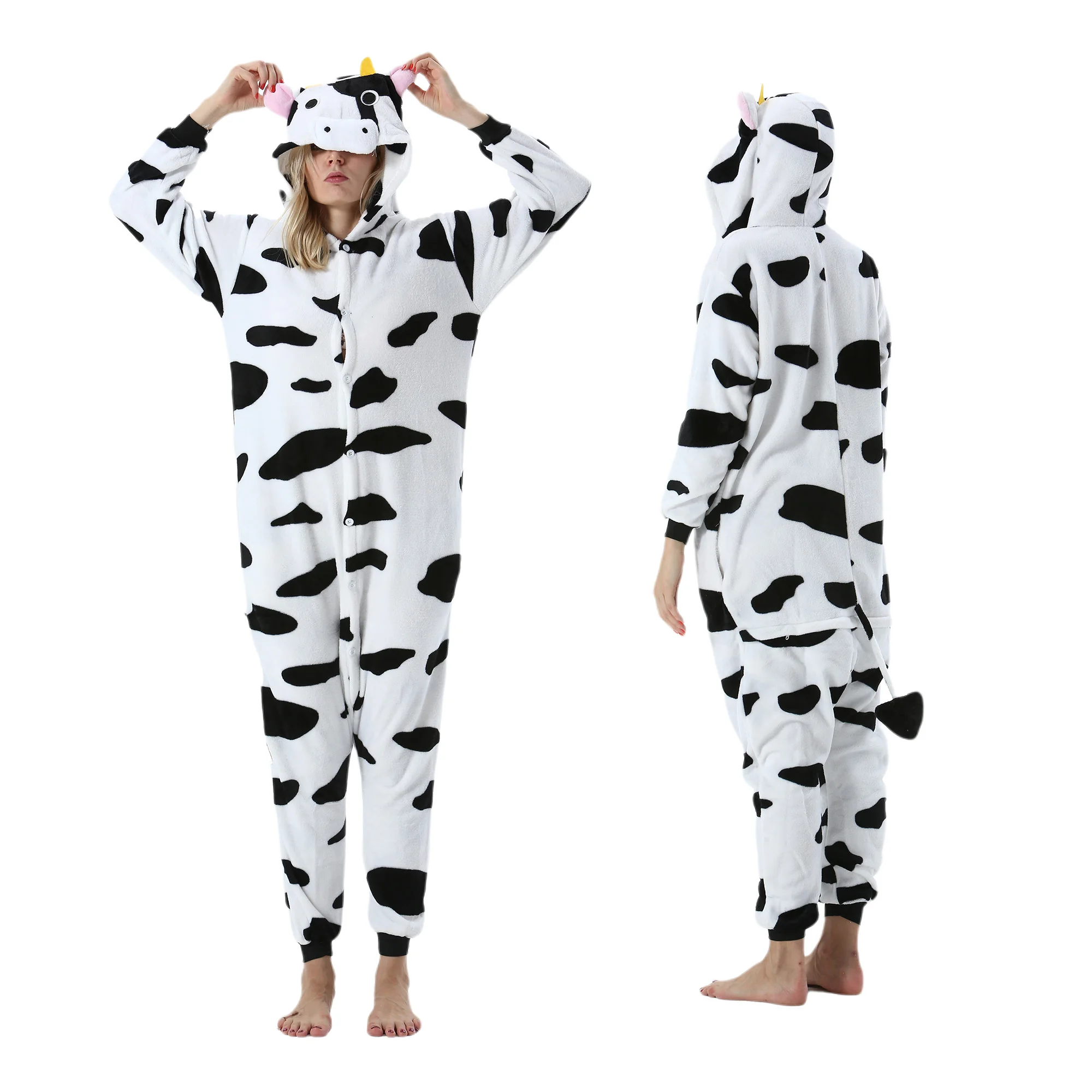 

Unisex Adult Onesies Animal Cosplay One Piece Pajamas Kigurumi Sleepwear Costume