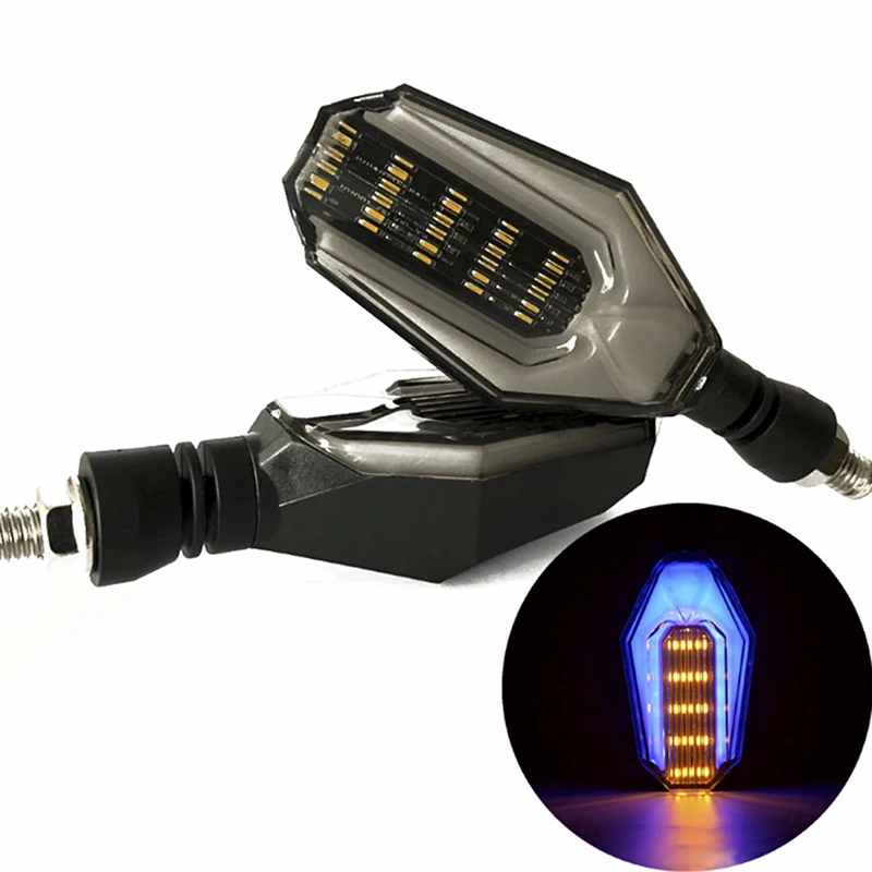 Светодиодный декоративный сигнальный фонарь 1 шт. для мотоцикла