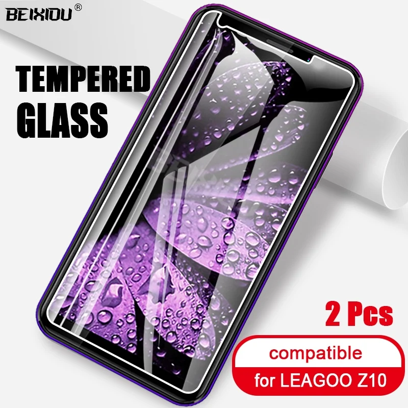 2 шт Полное закаленное стекло для Leagoo Z10 защита экрана 2.5D 9h LEAGOO защитная
