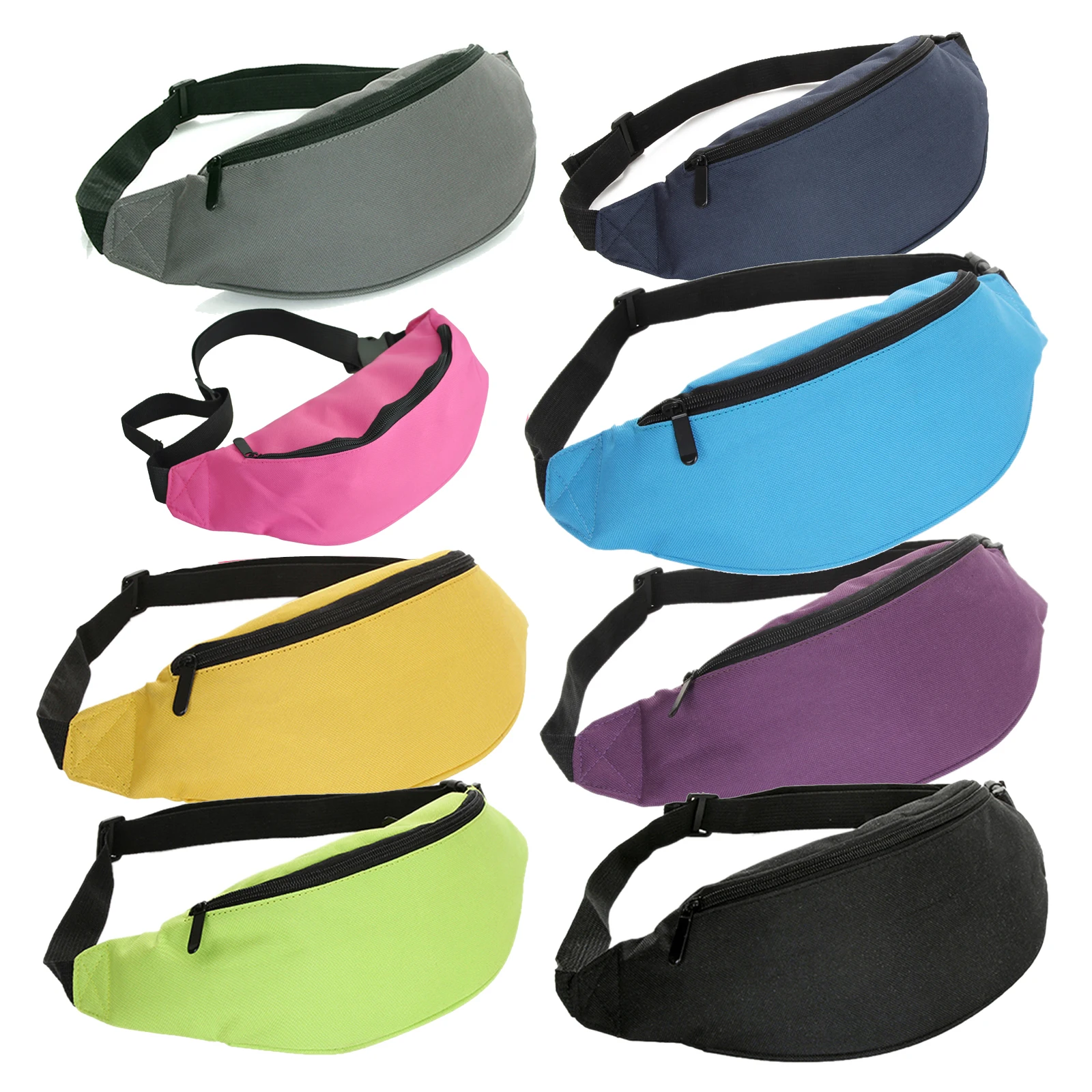 

Сумка Fanny Pack, хип-хоп пояс для фестиваля, кошелек для денег, спортивный, праздничный, темно-синий