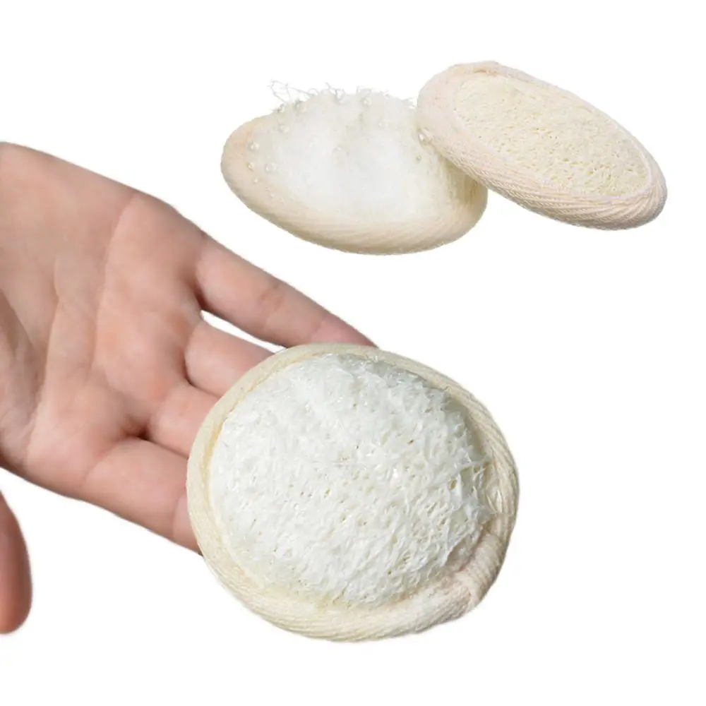 

Skin Care Cleanup Body Facial Cleaner Face Wash Pad Cleaning Sponge Exfoliating Loofah Pad Compress Puff Body Scrubber
