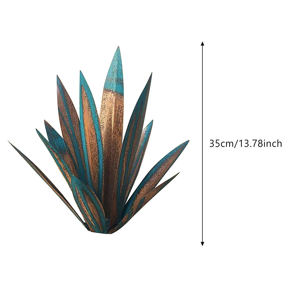 

Iron Art Plant For Household Yard Statue Waterproof Corrosion Resistant Garden Decor Ornaments Simulation Plant Micro Landscape