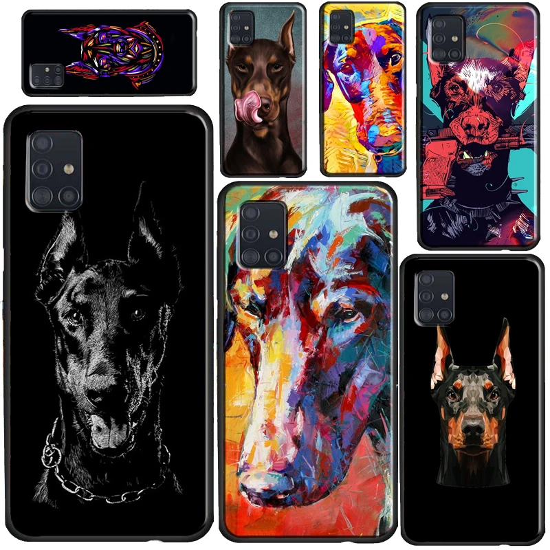 

Animals Doberman dog Phone Case For Samsung A72 A52 A42 A32 A12 A10 A20S A30 A50 A70 A20e A21S A11 A41 A51 A71