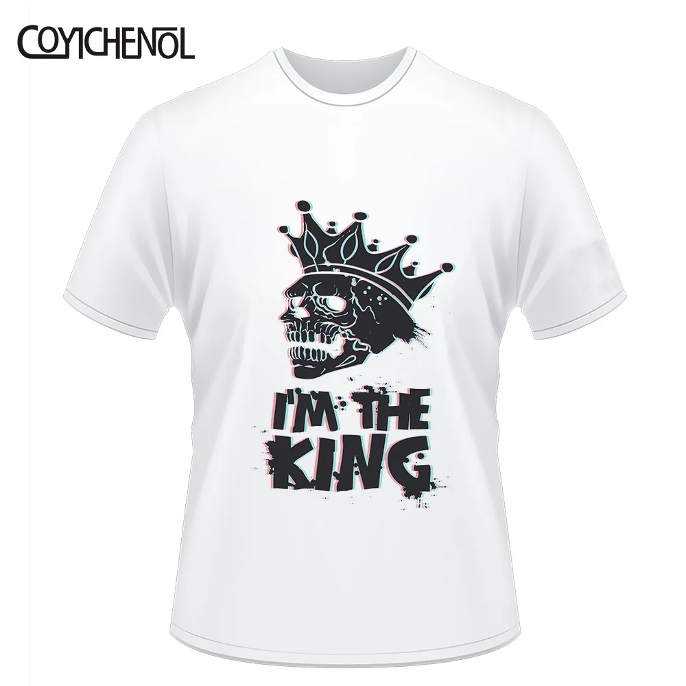 

Devil hip hop graffiti homme couple short sleeve modal large size O-neck men top fashion customize print t-shirt COYICHENOL