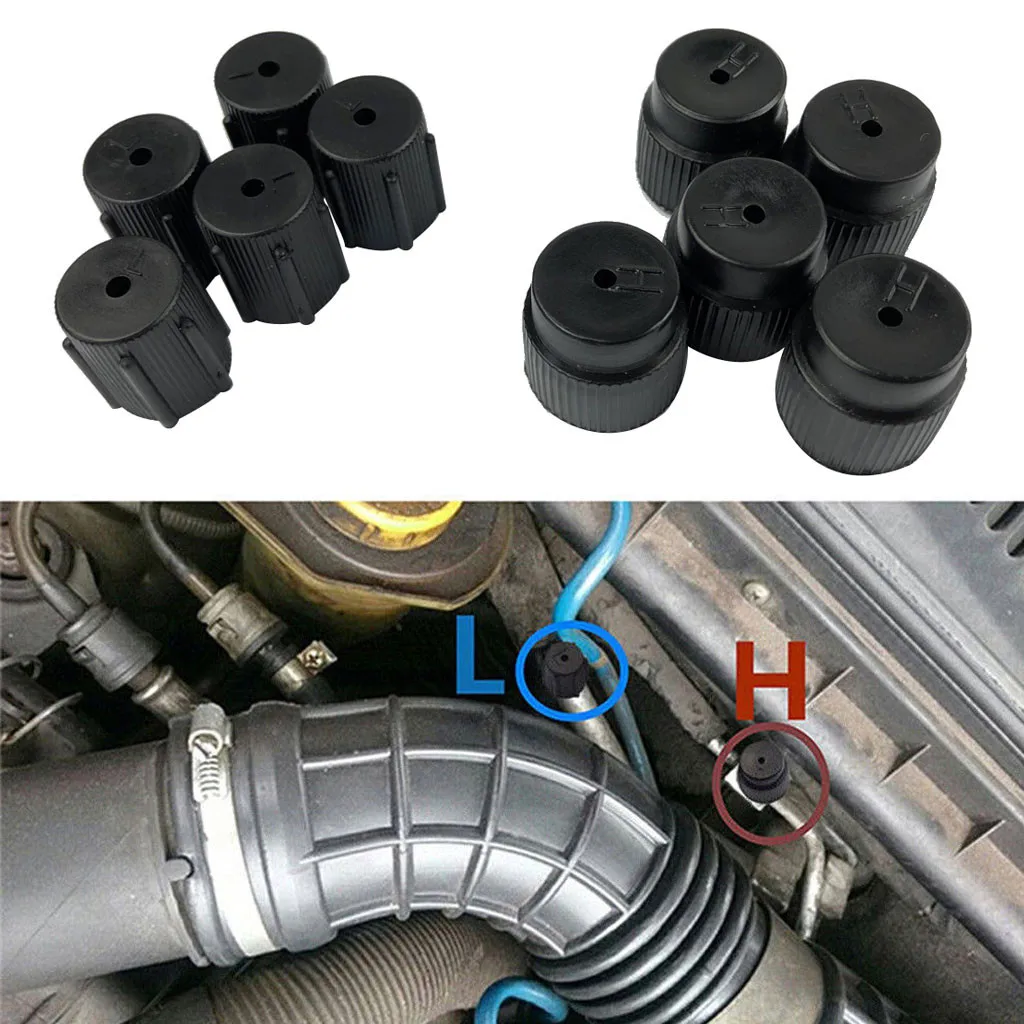 10 шт./компл. R134a 13 мм 16 Воздушная система кондиционирования колпачки для зарядных