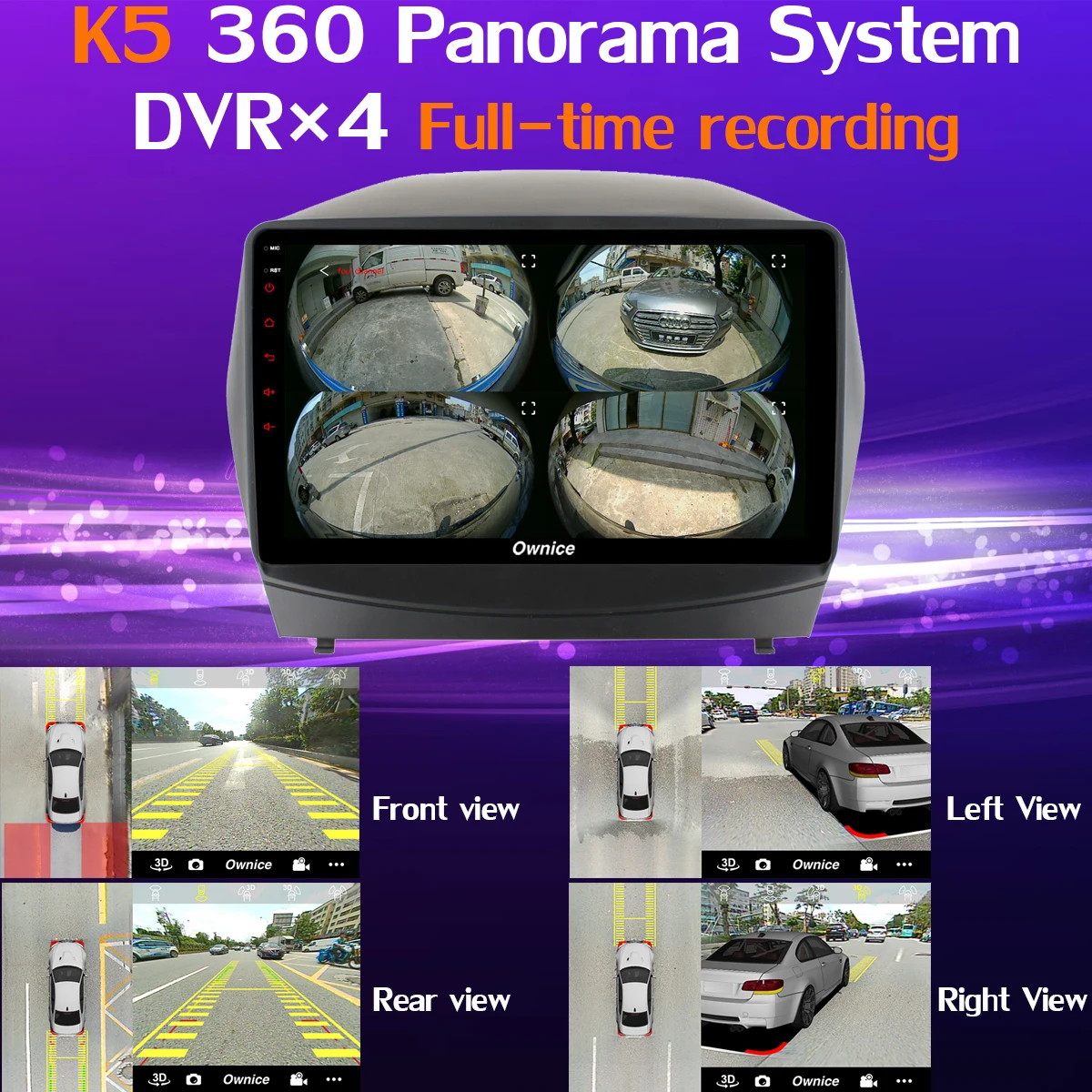 360 ° панорамный 4 × камера Android 9,0 8 ядерный 4G+ 64G gps радио CarPlay SPDIF DSP Автомобильный мультимедийный плеер для hyundai IX35 Tucson 2 LM