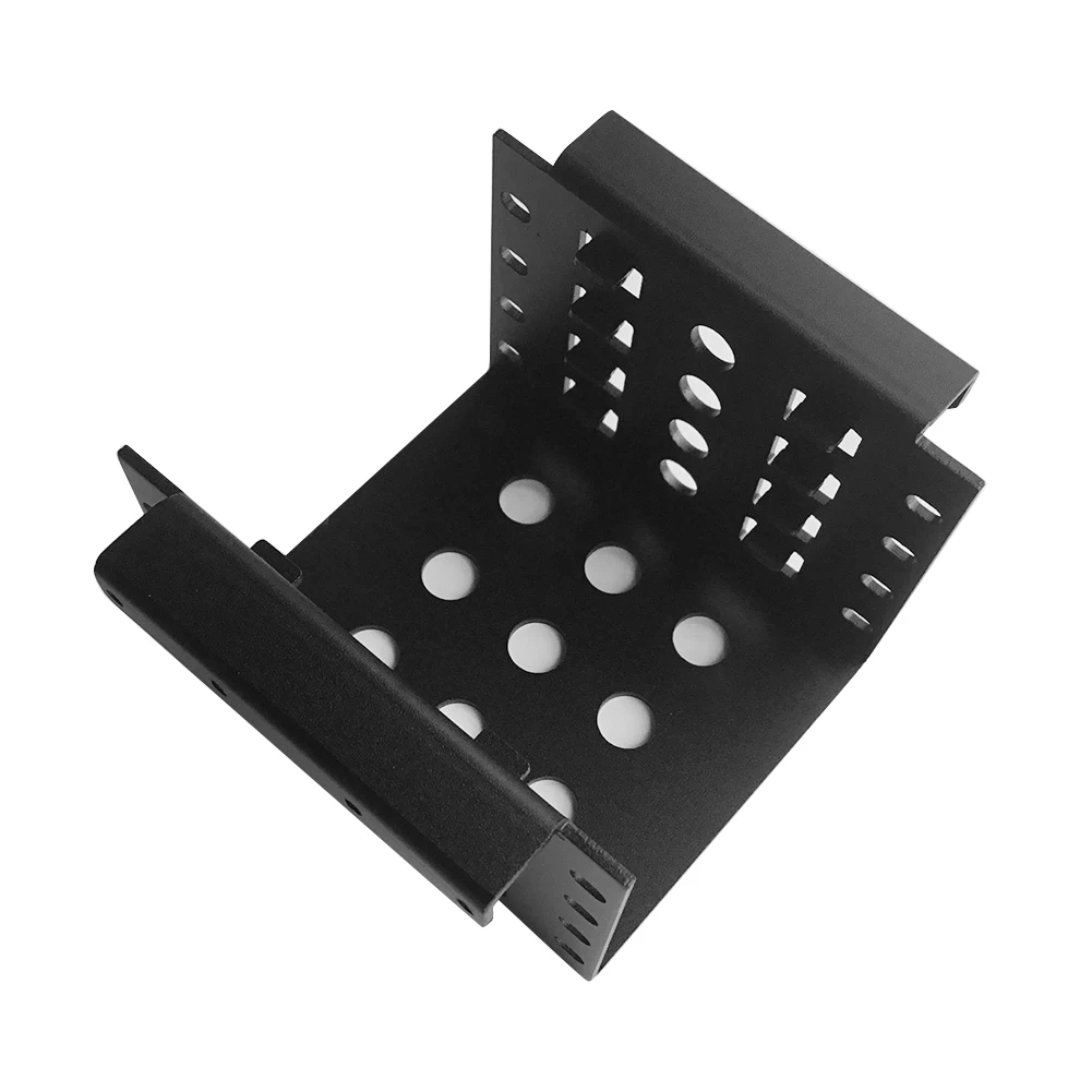 

4 Bay 2.5 inch to 3.5 inch SSD Hard Drive Enclosure Caddy Chassis Internal Mounting Adapter Bracket Aluminum Alloy PC Computer