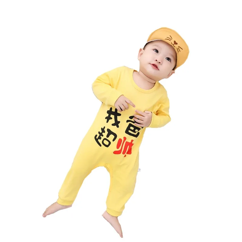 Недорогой Детский комбинезон из 2021 хлопка детская одежда с длинным рукавом