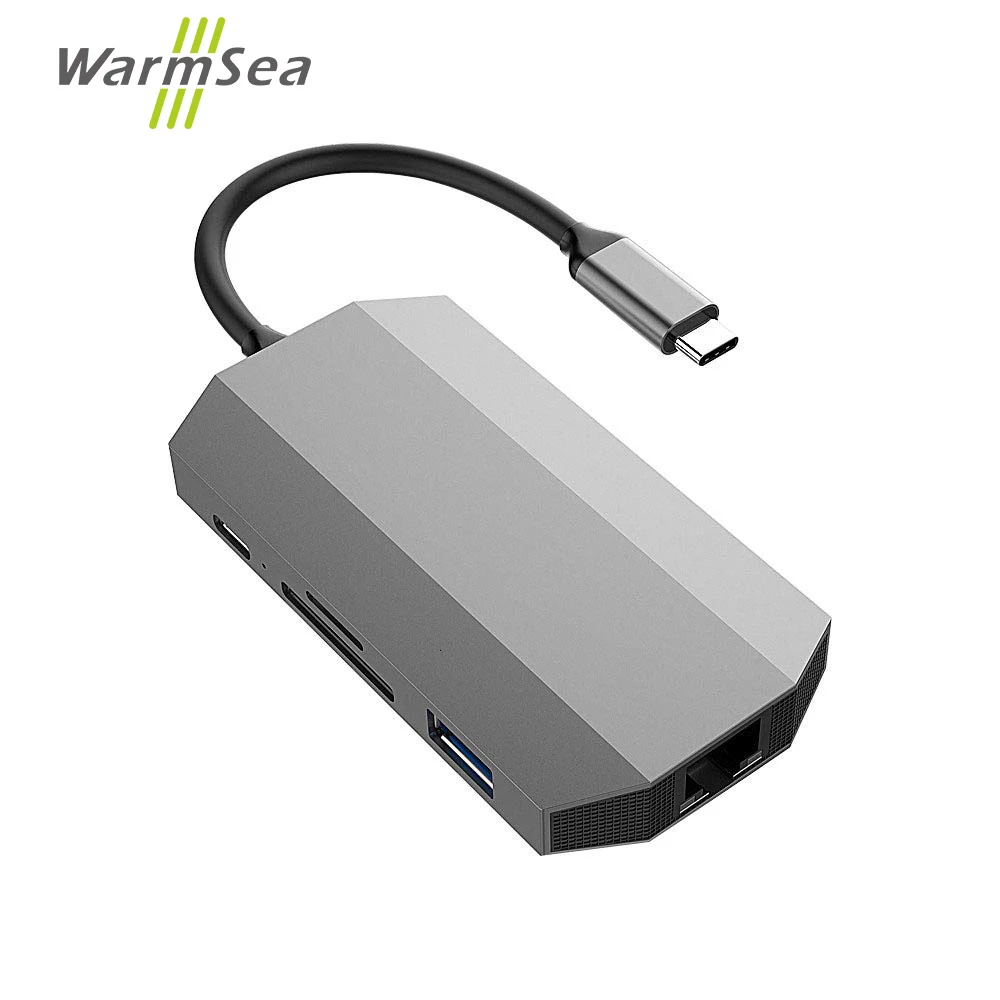 Dex станция для samsung Note 8 S8 S9 S8+ концентратор USB Type C аудио адаптер Thunderbolt 3 с 4K HDMI 1000M Ethernet для MacBook Pro