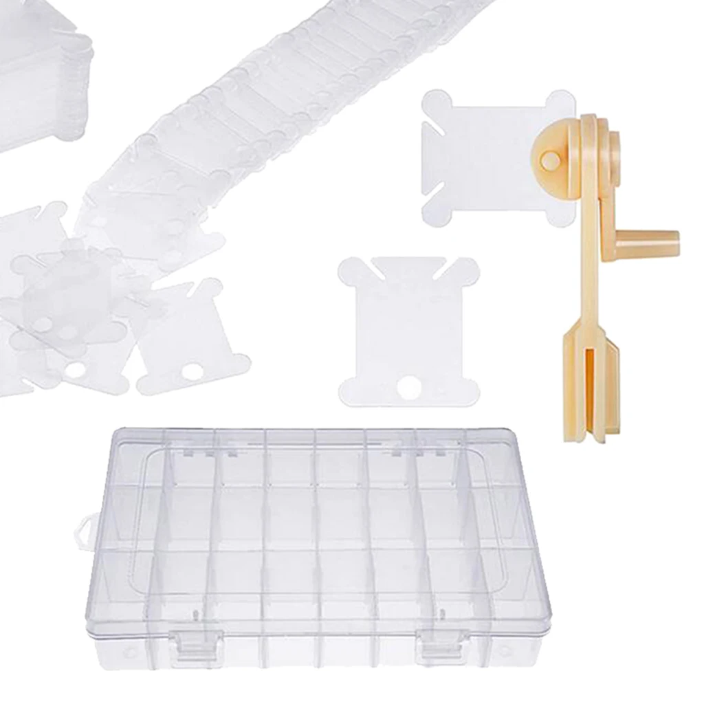 100 пластиковых нитей бобины крест нитки для вышивания крестиком намотки карты