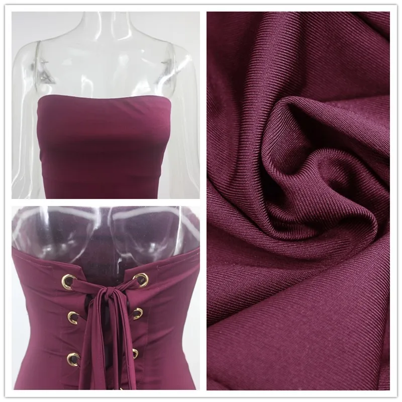 Женское Клубное платье без бретелек Fuedage вечернее с открытой спиной Элегантное