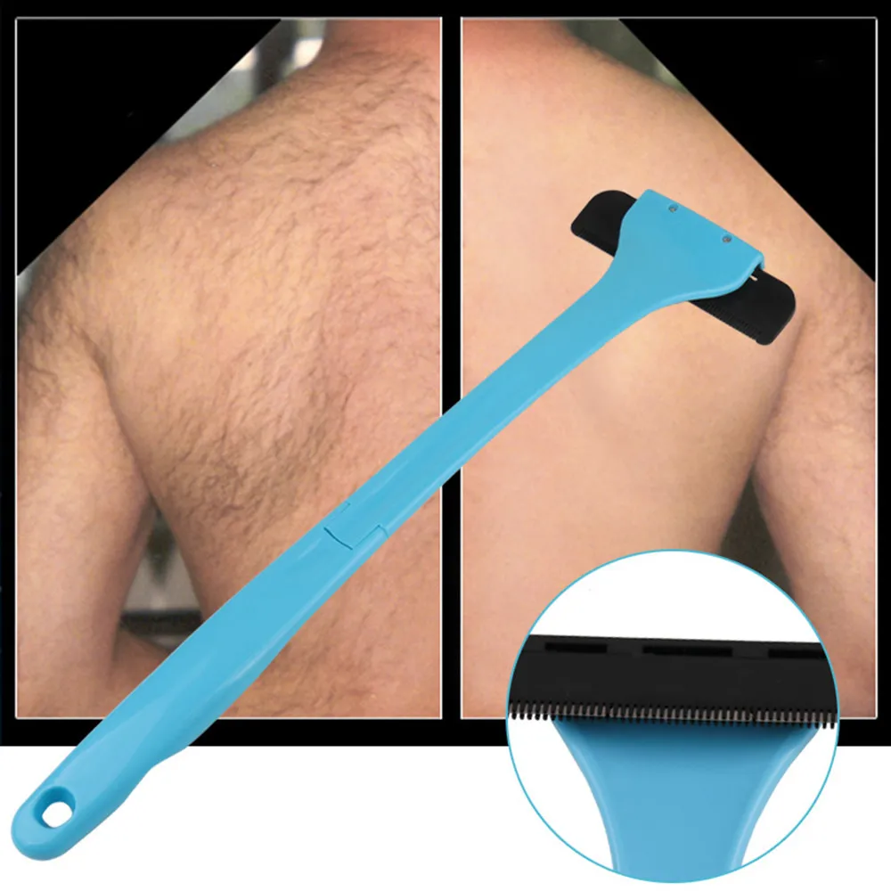 Ручная машинка для удаления волос на спине триммер тела бритва самостоятельного