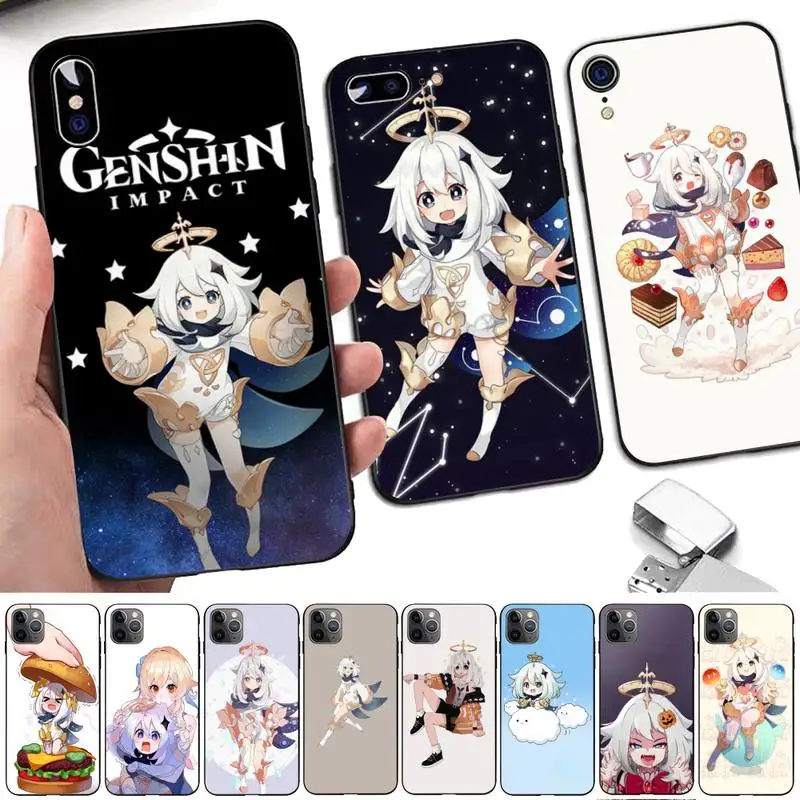 

Paimon genshin impact Phone Case for iphone 13 11 12 13 mini pro XS MAX 8 7 6 6S Plus X 5S SE 2020 XR case